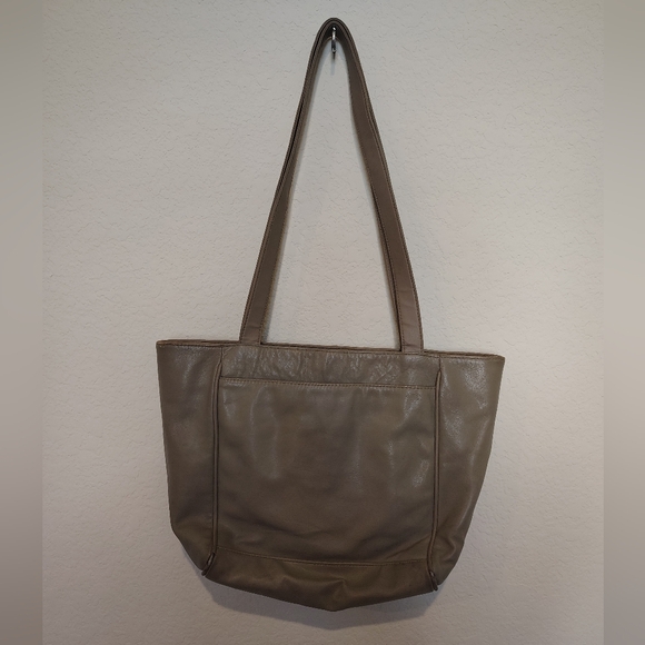 Giani Bernini Elegant Grey 🩶 Leather Tote Bag - Picture 1 of 8